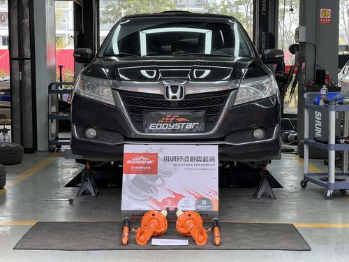 أحدث حالة شركة حول 2017 Honda Crider 1.8L Upgraded with EDDY Adjustable Comfort Shock Absorbers via Modification Instead of Maintenance