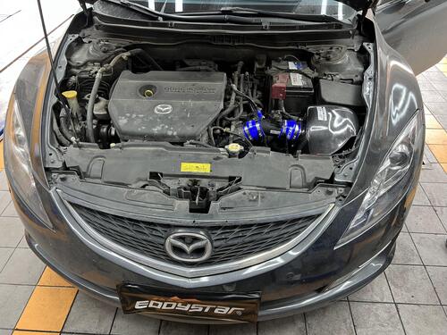 أحدث حالة شركة حول تمت ترقية Mazda 6 باستخدام صندوق سحب من ألياف الكربون EDDY Vortex ｜ ترقية الطاقة · Vortex Essence