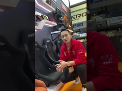 سحب الدائرة الانجراف المقعد السباق قابل للتعديل الجلد مع المفتاح الاستلقاء