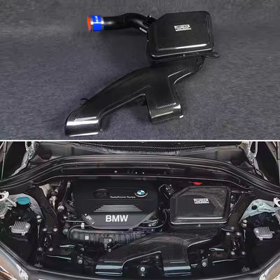 محرك مضغوط ألياف الكربون مدخل الهواء البارد BMW Brilliance X1 عزل حرارة المحرك