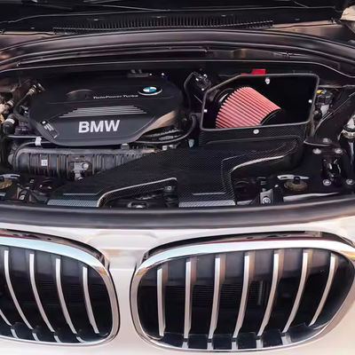 محرك مضغوط ألياف الكربون مدخل الهواء البارد BMW Brilliance X1 عزل حرارة المحرك