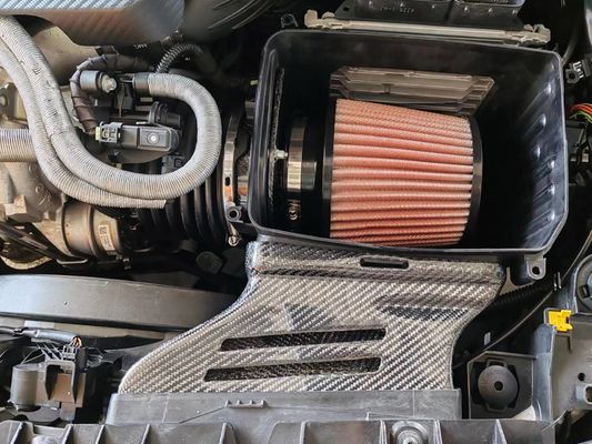 مجموعة مرشحات استيعاب الهواء من ألياف الكربون لمرسيديس بنز W176 A45