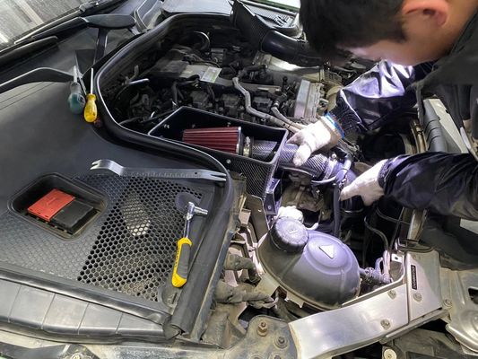مرسيدس بنز W205 الألياف الكربونية مدخول الهواء زيادة تدفق الهواء أجزاء محرك السيارات