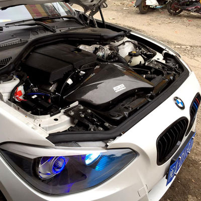مدخل هواء من ألياف الكربون EDDYSTAR لتوليد الدوامات بتصميم عالي التدفق لسيارات BMW 116i 118i 1.6T (N13)