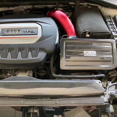 Vortex-generating EDDYSTAR Carbon Fiber Air Intake Kit with 76mm High-flow Filter for 15-16 Audi A3 1.8T/2.0T - Bolt-On Installation