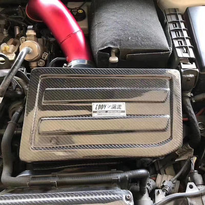 Vortex-generating EDDYSTAR Carbon Fiber Air Intake Kit with 76mm High-flow Filter for 15-16 Audi A3 1.8T/2.0T - Bolt-On Installation